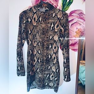 - UNBRANDED➰➰  Pretty & Sexy Tight Dress Fake Snake Skin 🐍